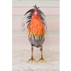 Metalowy Kogut - Figura Ogrodowa - Kolorowy Kurczak Kura - Dekoracja