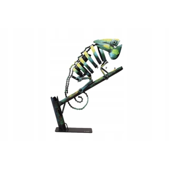 Nowoczesny Kameleon - Metalowa Figura Naum Gabo - Sztuka Współczesna