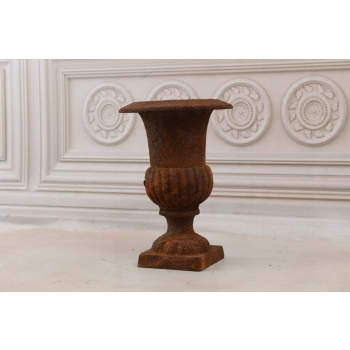 Donica Ogrodowa Żeliwna - Żeliwo - Doniczka Brązowa - 21 cm