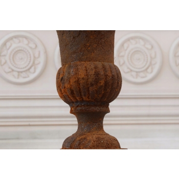 Donica Ogrodowa Żeliwna - Żeliwo - Doniczka Brązowa - 21 cm
