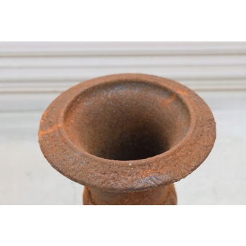 Donica Ogrodowa Żeliwna - Żeliwo - Doniczka Brązowa - 21 cm