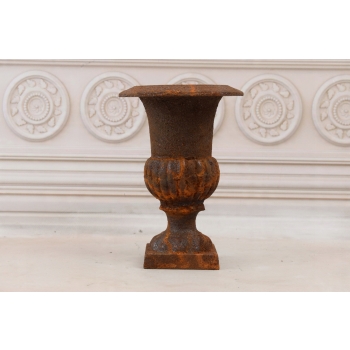 Donica Ogrodowa Żeliwna - Żeliwo - Doniczka Brązowa - 21 cm