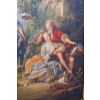 Barokowa Scena Rodzajowa - Francja - Wielki Obraz Złota Rama 150x98