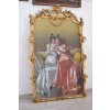 Dwie Siostry Arystokratki Francja - Wielki Obraz Złota Rama 150x98