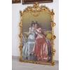 Dwie Siostry Arystokratki Francja - Wielki Obraz Złota Rama 150x98