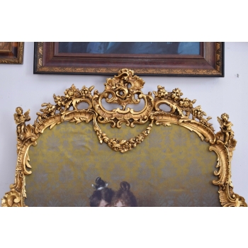 Dwie Siostry Arystokratki Francja - Wielki Obraz Złota Rama 150x98