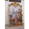 Zakochana Para Arystokracja Francja - Wielki Obraz Złota Rama 150x98