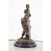 Romeo i Julia Miłość - Figura Rzeźba z Brązu - Marmur Podstawa - Francja