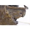Romeo i Julia Miłość - Figura Rzeźba z Brązu - Marmur Podstawa - Francja