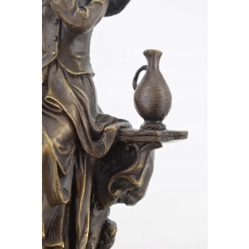 Romeo i Julia Miłość - Figura Rzeźba z Brązu - Marmur Podstawa - Francja