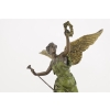 RZEŹBA FIGURA Z BRĄZU - VICTORIA - KOBIETA Z WIEŃCEM BRĄZ - MITOOGIA