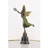 RZEŹBA FIGURA Z BRĄZU - VICTORIA - KOBIETA Z WIEŃCEM BRĄZ - MITOOGIA