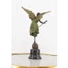 RZEŹBA FIGURA Z BRĄZU - VICTORIA - KOBIETA Z WIEŃCEM BRĄZ - MITOOGIA