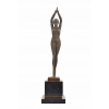 Demetre Chiparus - Orientalna Tancerka - Kobieta Art Deco - Figura z Brązu