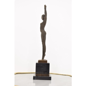 Demetre Chiparus - Orientalna Tancerka - Kobieta Art Deco - Figura z Brązu