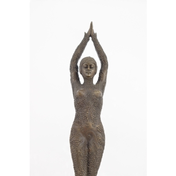 Demetre Chiparus - Orientalna Tancerka - Kobieta Art Deco - Figura z Brązu