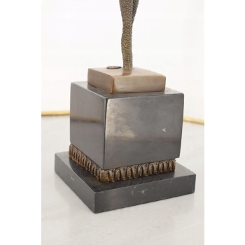 Demetre Chiparus - Orientalna Tancerka - Kobieta Art Deco - Figura z Brązu