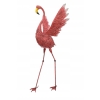 metalowy RÓŻOWY FLAMING FIGURA OGRODOWA 126cm CUDO