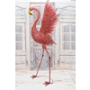 metalowy RÓŻOWY FLAMING FIGURA OGRODOWA 126cm CUDO