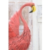 metalowy RÓŻOWY FLAMING FIGURA OGRODOWA 126cm CUDO