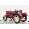Metalowy Model Czerwony Traktor - Prezent Vintage - Dekoracja Ozdoba
