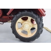 Metalowy Model Czerwony Traktor - Prezent Vintage - Dekoracja Ozdoba