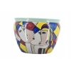Nowoczesny Modernistyczny Wazon - Misa Porcelana - Abstrakcyjny Kubizm