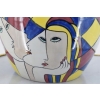 Nowoczesny Modernistyczny Wazon - Misa Porcelana - Abstrakcyjny Kubizm
