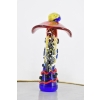Szkło Murano GLASS - Dama w Kapeluszu - Twarz Figura Rzeźba ze Szkła
