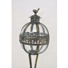 Stojąca Lampa Lampion Art Deco - Świecznik Kula - Gięte Szkło Dom Dekoracja