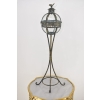 Stojąca Lampa Lampion Art Deco - Świecznik Kula - Gięte Szkło Dom Dekoracja