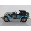 Metalowy Model Samochód - Niebieskie Auto - Kolekcja Vintage Zabytkowy