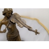 Kobieta ze Skrzypcami - Skrzypaczka - Figura z Brązu - Prezent Dla Muzyka