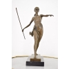 Diana z Włócznią - Bogini Łowów - Mitologia - Figura Rzeźba z Brązu Ozdoba
