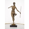 Diana z Włócznią - Bogini Łowów - Mitologia - Figura Rzeźba z Brązu Ozdoba