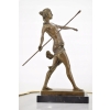 Diana z Włócznią - Bogini Łowów - Mitologia - Figura Rzeźba z Brązu Ozdoba