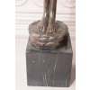 2 x Modernistyczna Figura Rzeźba z Brązu Kobieta i Mężczyzna Akt Abstrakcja