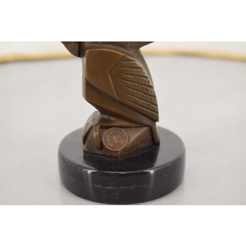 Maskotka Kakadu - Figura Papugi - Papuga Ptak - Rzeźba z Brązu - Mascot