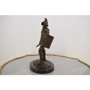 Spartakus - Spartański Wojownik - Gladiator - Figura Rzeźba z Brązu Prezent