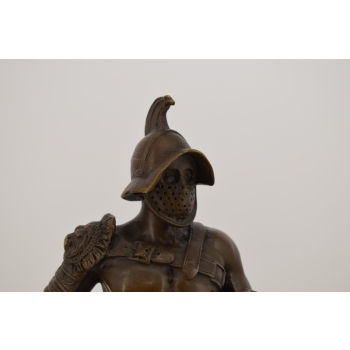 Spartakus - Spartański Wojownik - Gladiator - Figura Rzeźba z Brązu Prezent
