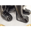 Ogromna Figura Ogrodowa - Czarny Pies - Buldog - Kolorowy Pies - Dom Ozdoba