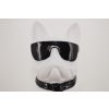 Figura Ogrodowa - Biały Pies - Buldog - Kolorowy Pies - Dom Ozdoba 40 cm