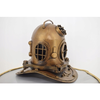 Metalowy Hełm Do Nurkowania - Kask Nurka - Model - Ozdoba Dekoracja