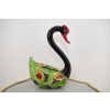 Szkło Murano Glass - Kolorowy Łabędź - Ptak - Figura Prezent
