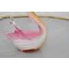 Szkło Murano Glass - Różowy Łabędź - Ptak - Figura Prezent - Dekoracja