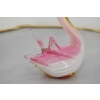 Szkło Murano Glass - Różowy Łabędź - Ptak - Figura Prezent - Dekoracja