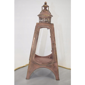 Lampa Latarnia Art Deco - Vintage - Na Świece - Bez Szyb