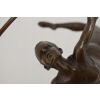Nowoczesna Tancerka z Hula Hop - Kobieta z Brązu - Figura Rzeźba - Ozdoba