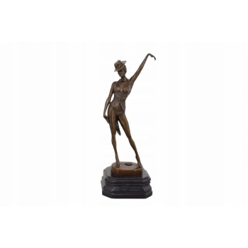 Tancerka Jazzowa - Kobieta z Brązu - Figura Rzeźba - Dekoracja Ozdoba