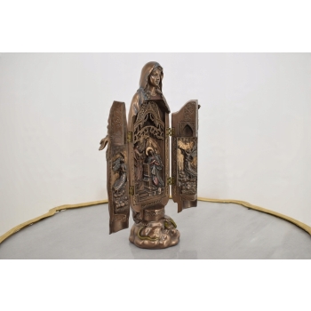 Poliptyk - Matka Boska Łaskawa - Tryptyk Maryja Zwiastowanie Biblia Ozdoba